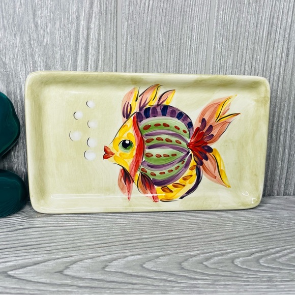 Under the Sea bu table tops unlimited bundle , planter , small bowls & plate - Picture 5 of 15